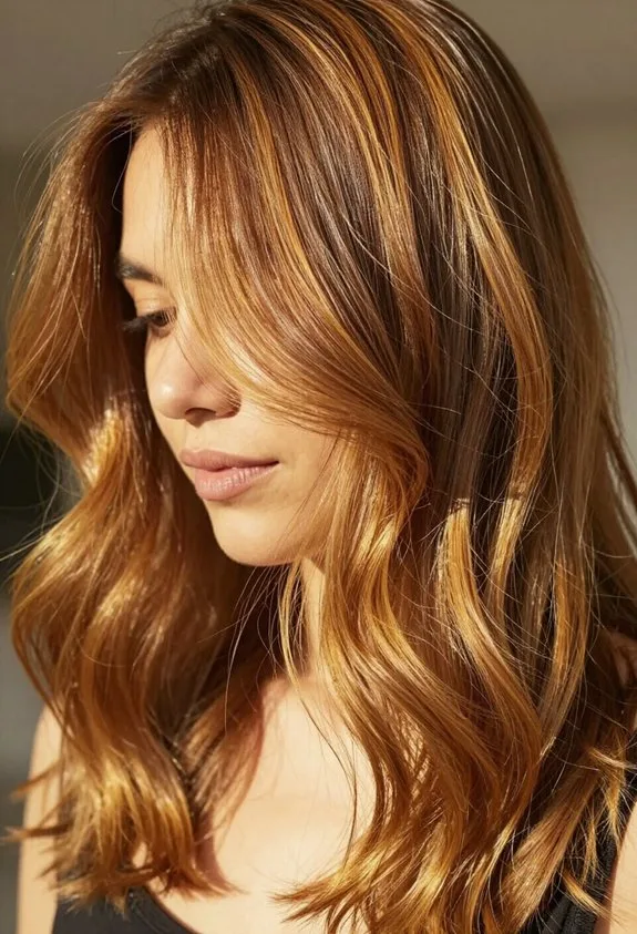 warm golden chestnut harmony