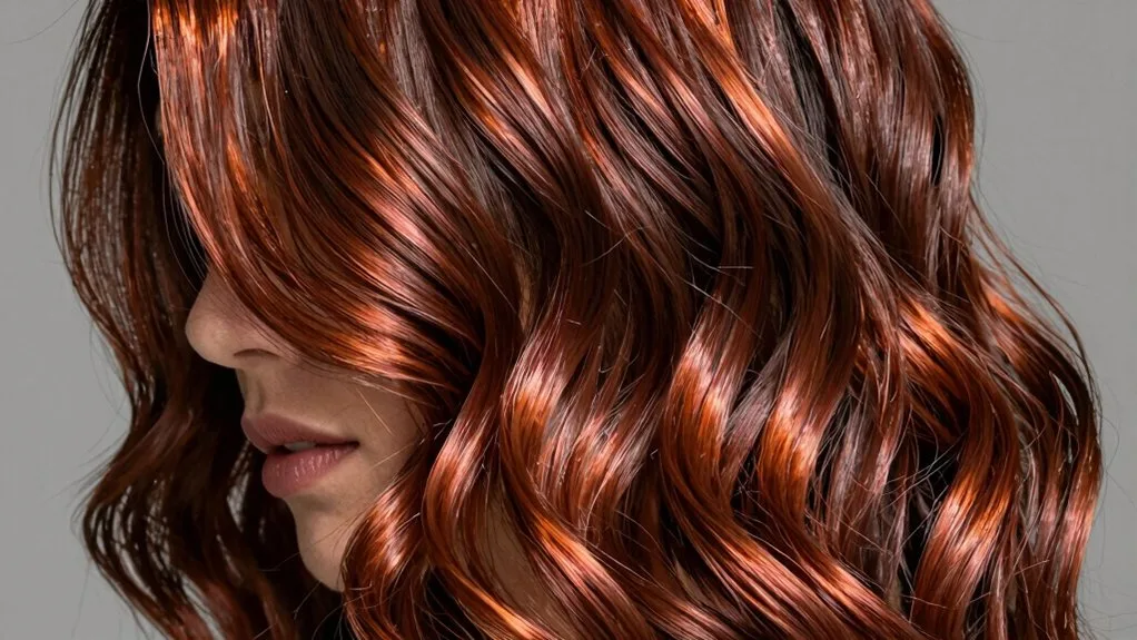 warm metallic hues for depth