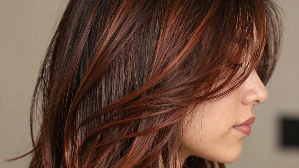 warm metallics enhance hair