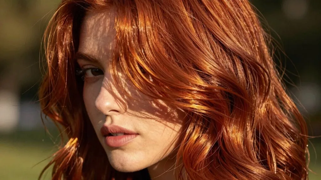 warm russet red harmony