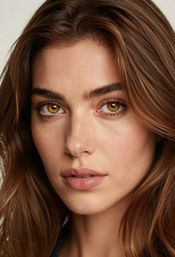 warm tones enhance hazel